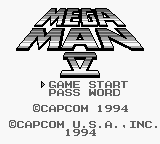 Megaman V (USA) Title Screen